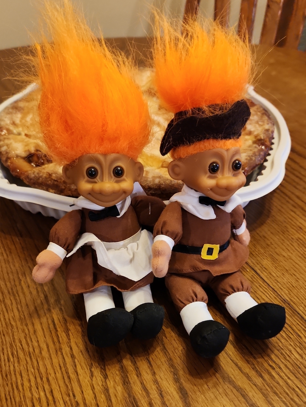 Russ Pilgrim Troll Duo Bright Orange and Brown